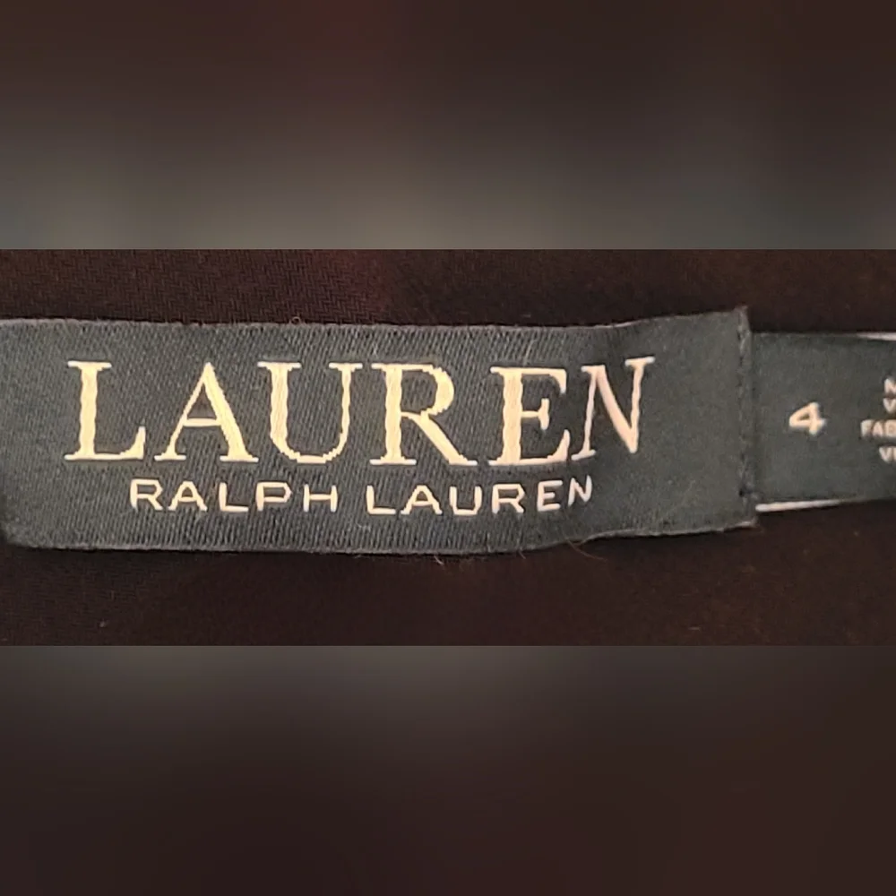 Lauren Ralph Lauren size 4 black dress - Picture 3 of 10